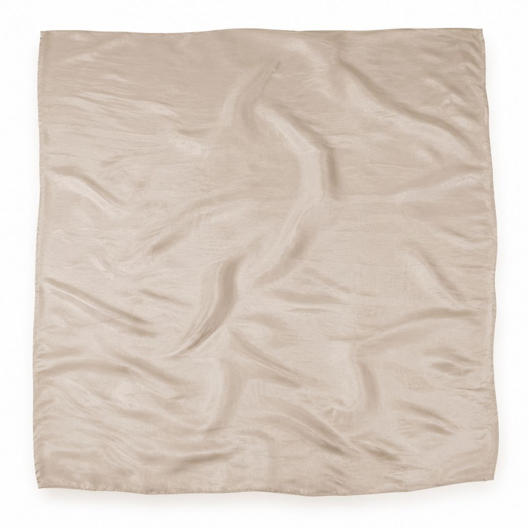 Plain Champagne Satin Fabric